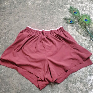 Fabletics Breathe Run Shorts In Rust/Spring Pink
